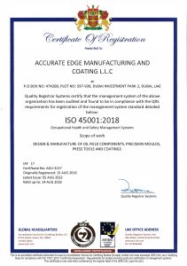 ACCURATE EDGE ADU 3137-ISO 45001 2018