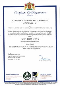 ACCURATE EDGE ADU 5119- ISO 14001 2015